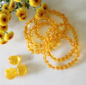 Citrine Bracelet - 4mm, 8mm, 10mm Natural