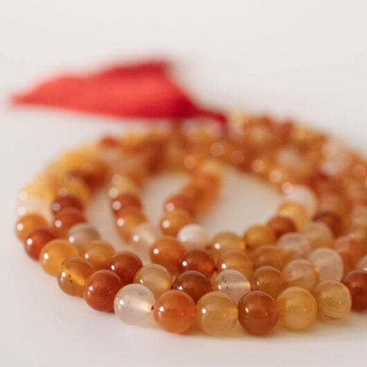 Carnelian Japmala - 8mm Natural Beads - Image 2