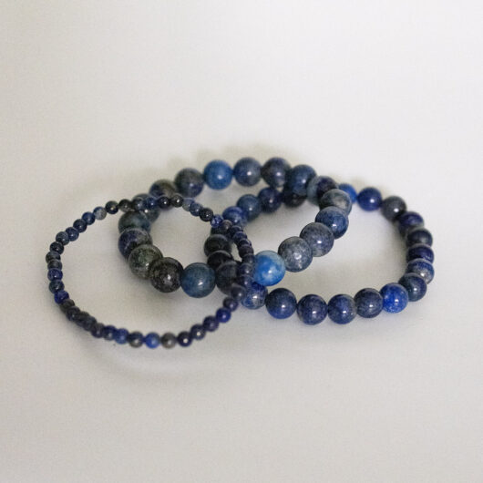 Lapis Lazuli Bracelet - 4mm, 8mm, 10mm Natural