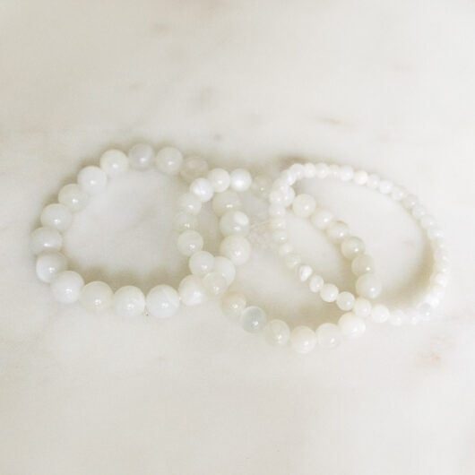 Moonstone Bracelet - 4mm, 8mm, 10mm Natural - Image 7