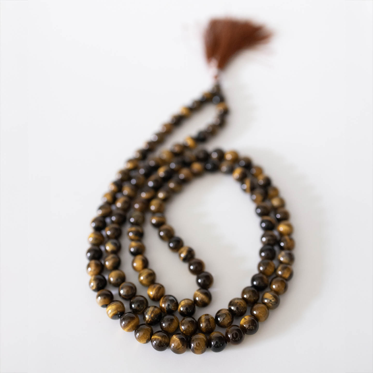 Tiger’s Eye Japmala – 8mm Natural Beads