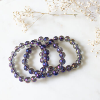 Aura Amethyst Bracelet -10mm