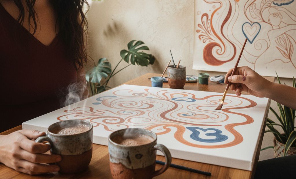 Sacred Synergy: Cacao & Art Therapy — Awakening Creative Expression