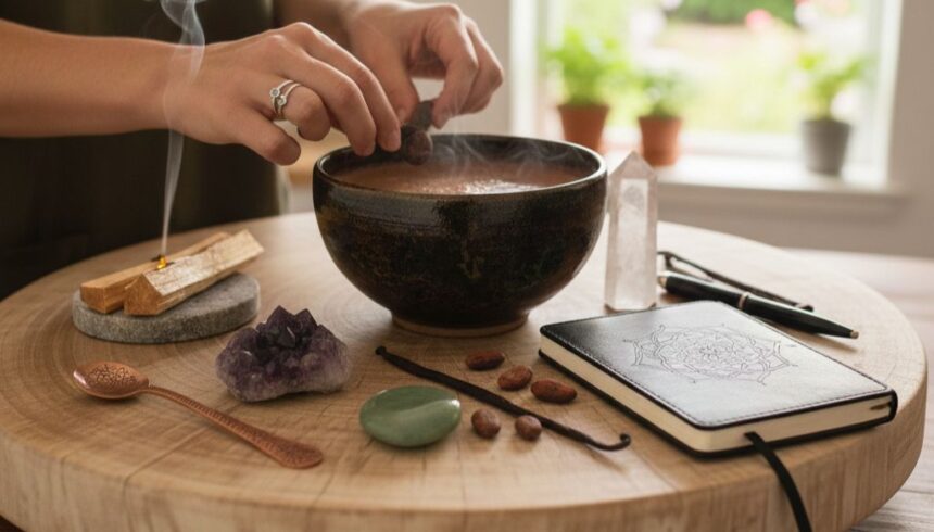 Rituals You Can Return To: Simple Cacao & Crystal Practices for Consistency