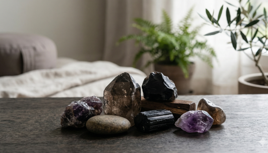 Using Crystals as Somatic Anchors, Not Manifestation Tools