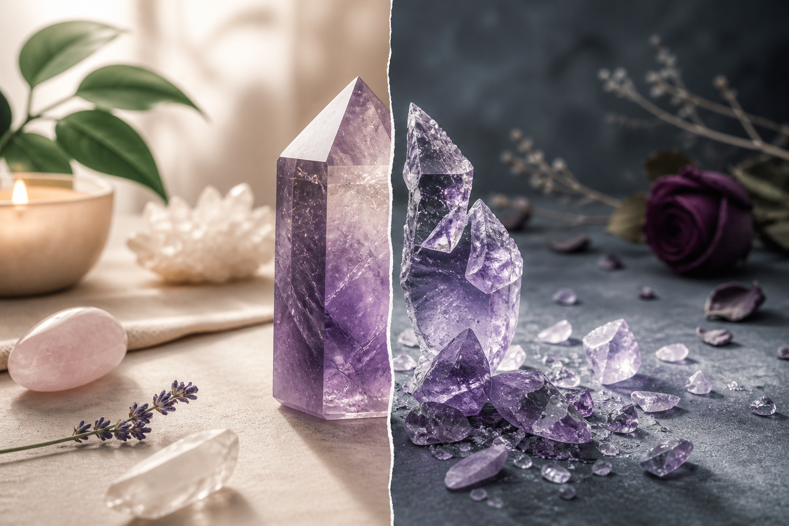 What Happens If a Crystal Breaks? Practical & Symbolic Perspectives