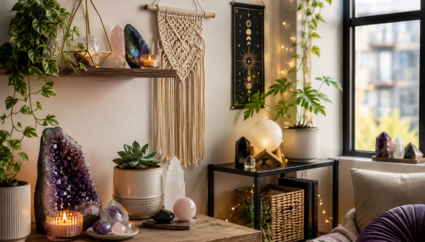 Crystals in Small Spaces: Simple Setups for Apartments