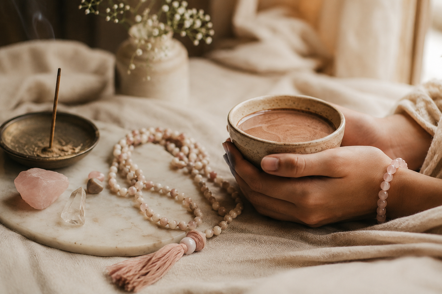 What We’re Really Holding Onto When We Hold a Cacao Cup, a Bracelet, or a Bead
