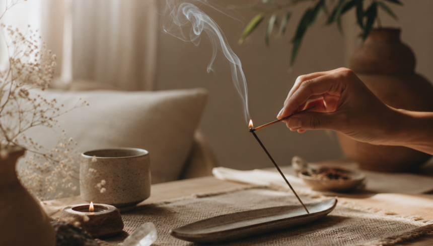 The Slow Ritual of Lighting Incense Before You Begin